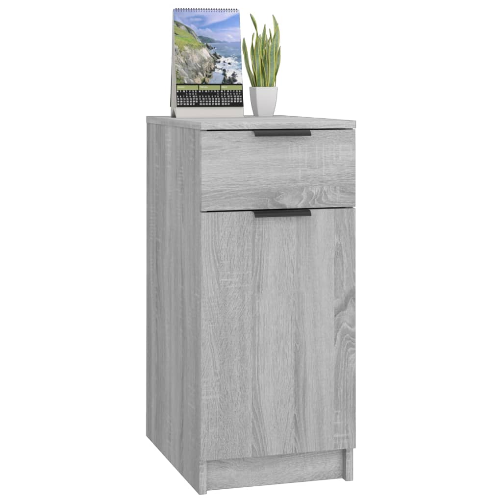 Armoire de bureau gris Sonoma 33,5x50x75 cm en bois