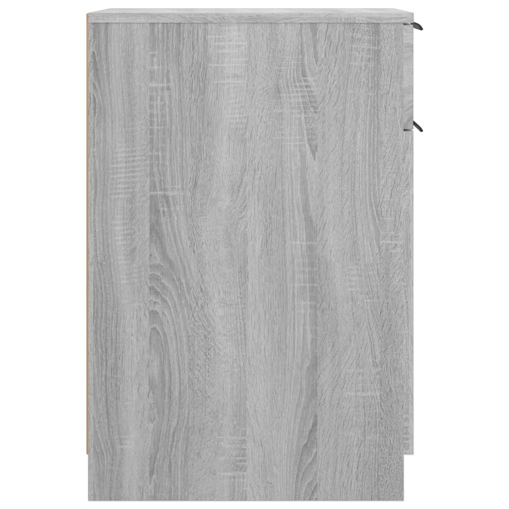 Armoire de bureau gris Sonoma 33,5x50x75 cm en bois