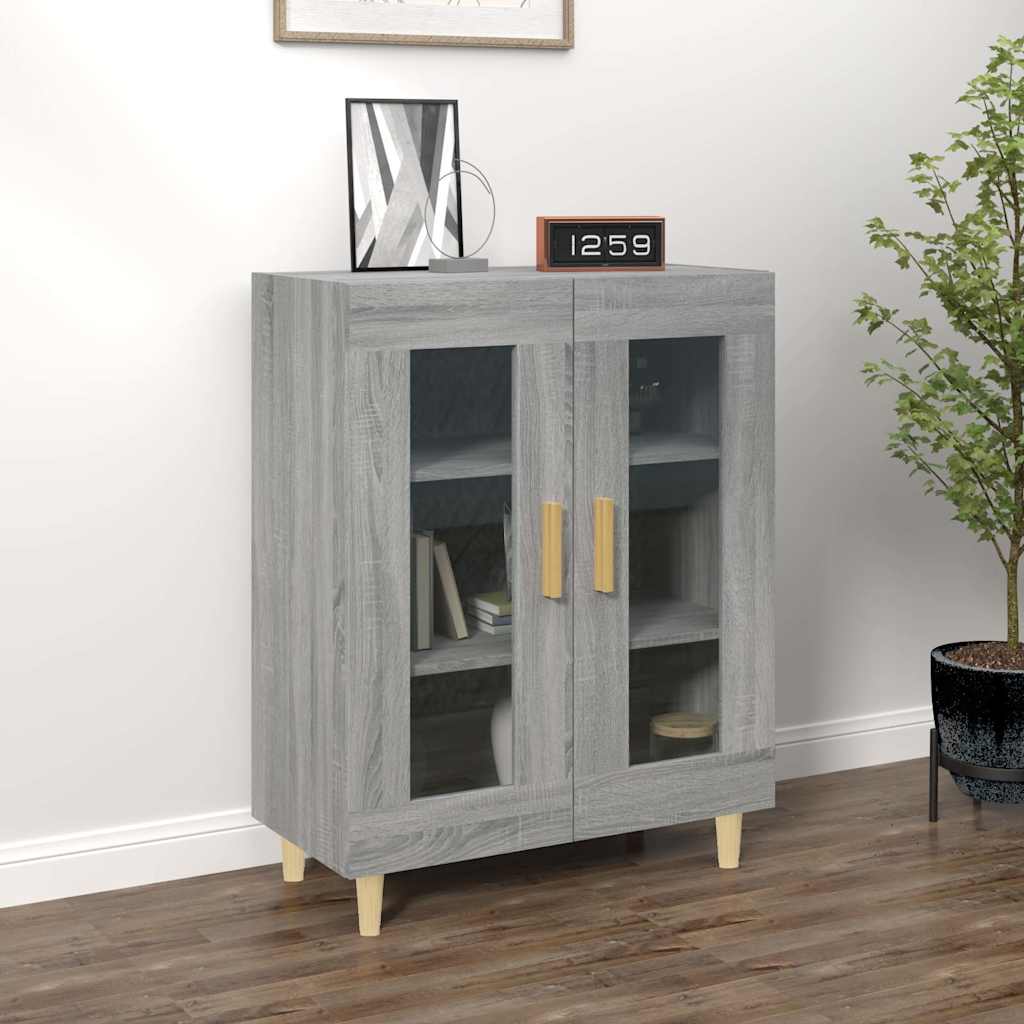 Sideboard Grau Sonoma 69,5x34x90 cm Holzwerkstoff