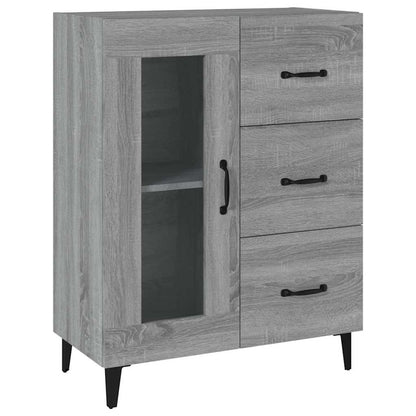 Sideboard Grau Sonoma 69,5x34x90 cm Holzwerkstoff