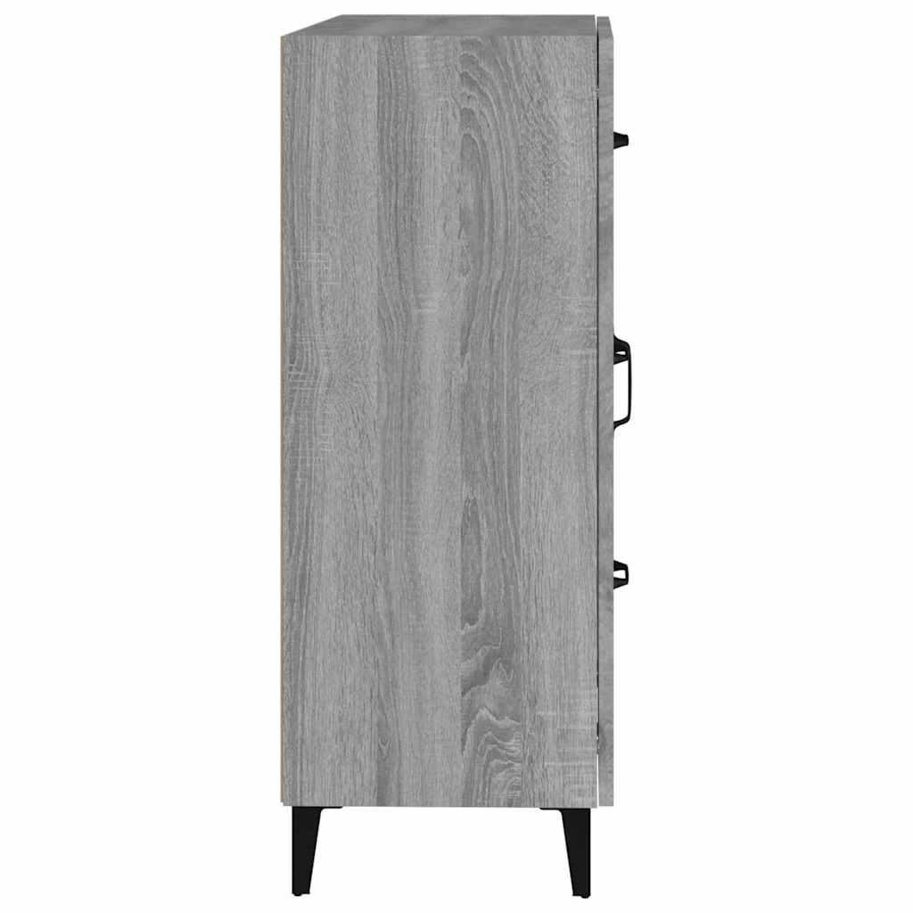 Sideboard Grau Sonoma 69,5x34x90 cm Holzwerkstoff
