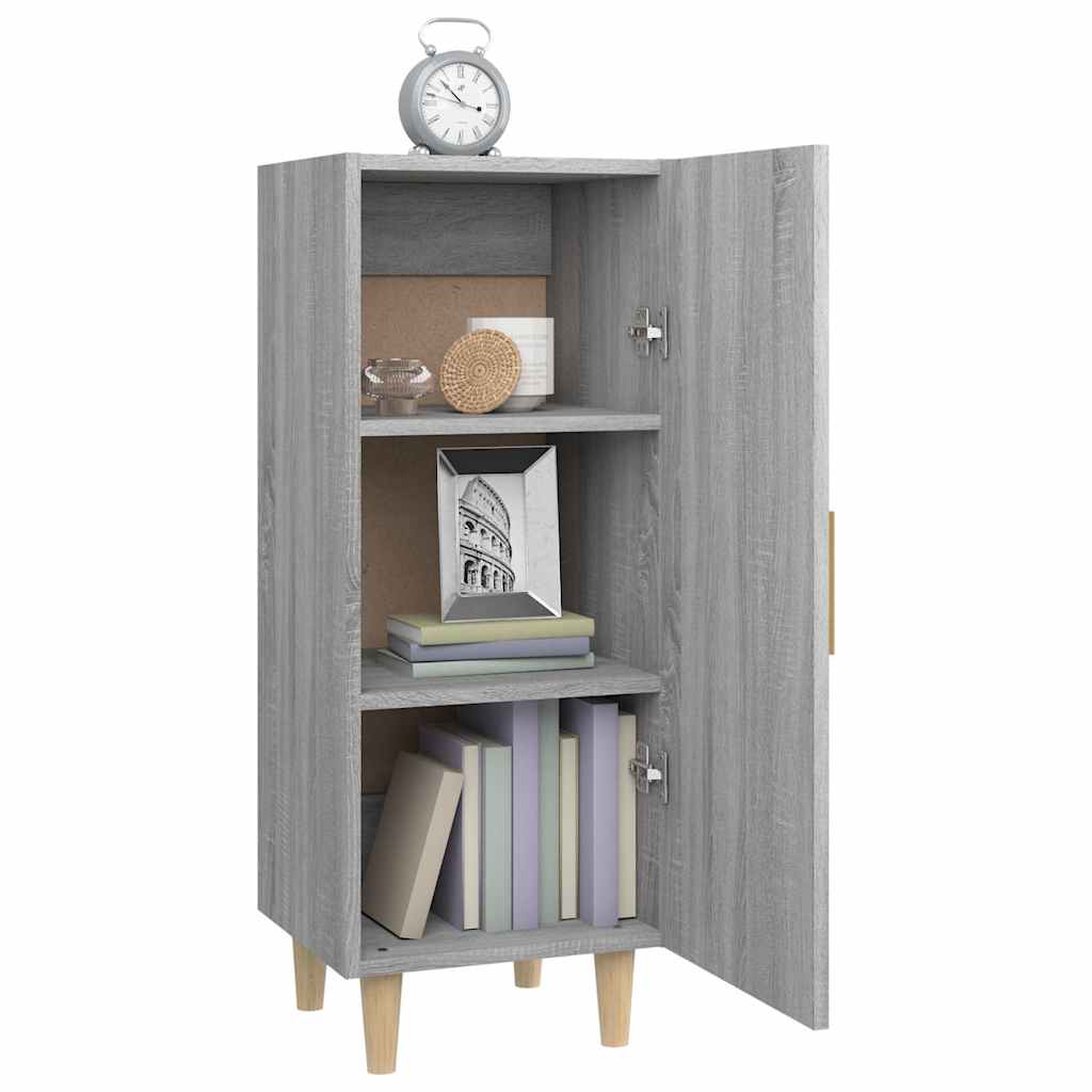 Sideboard Grau Sonoma 34,5x34x90 cm Holzwerkstoff