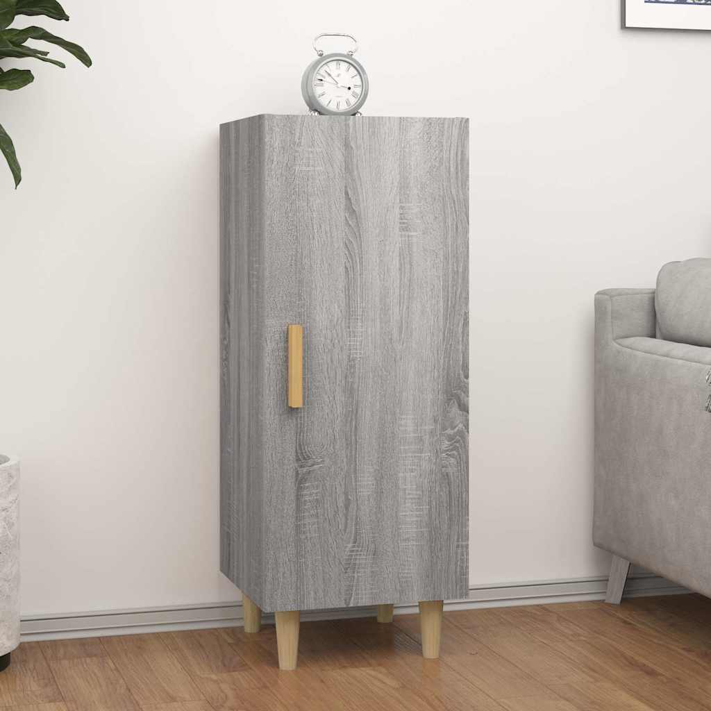 Sideboard Grau Sonoma 34,5x34x90 cm Holzwerkstoff