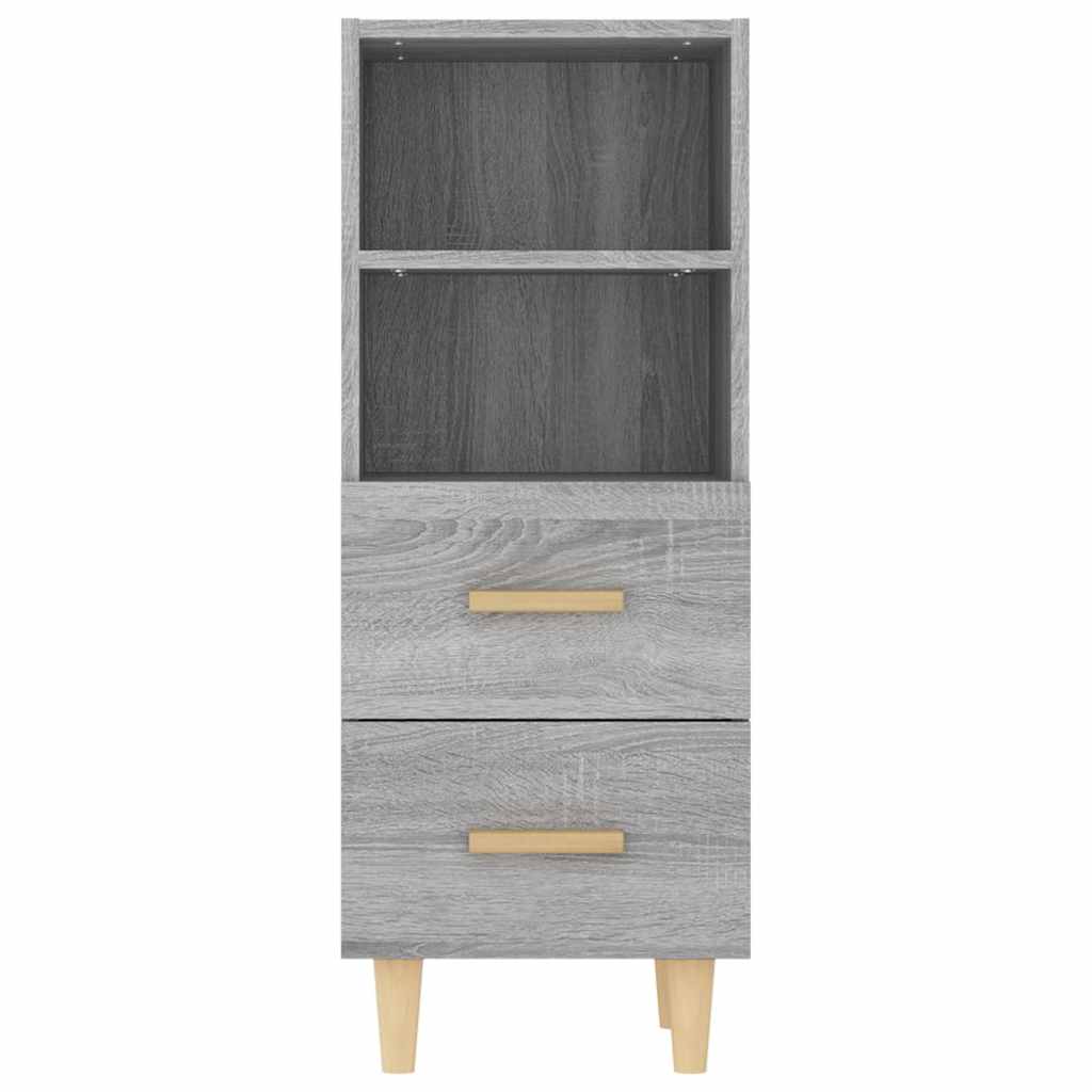 Sideboard Grau Sonoma 34,5x34x90 cm Holzwerkstoff