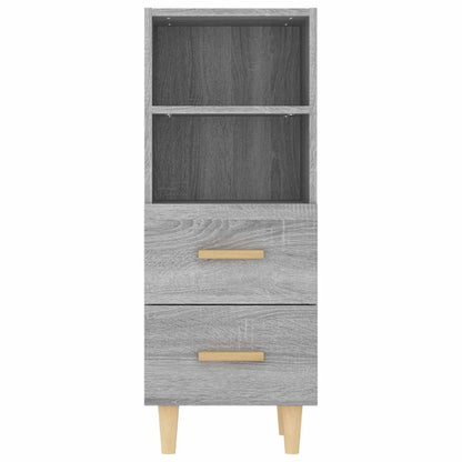 Sideboard Grau Sonoma 34,5x34x90 cm Holzwerkstoff
