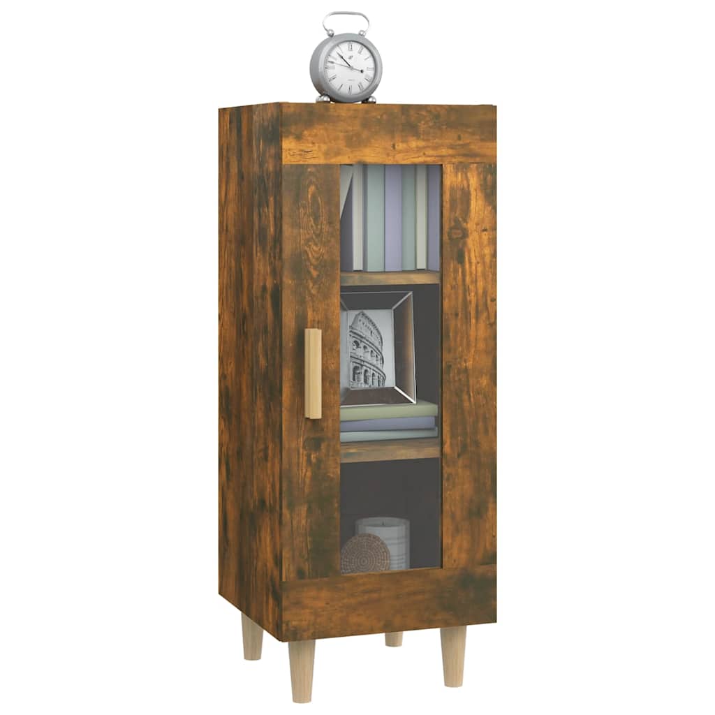 Sideboard Räuchereiche 34,5x34x90 cm Holzwerkstoff