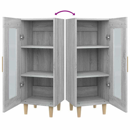 Sideboard Grau Sonoma 34,5x34x90 cm Holzwerkstoff