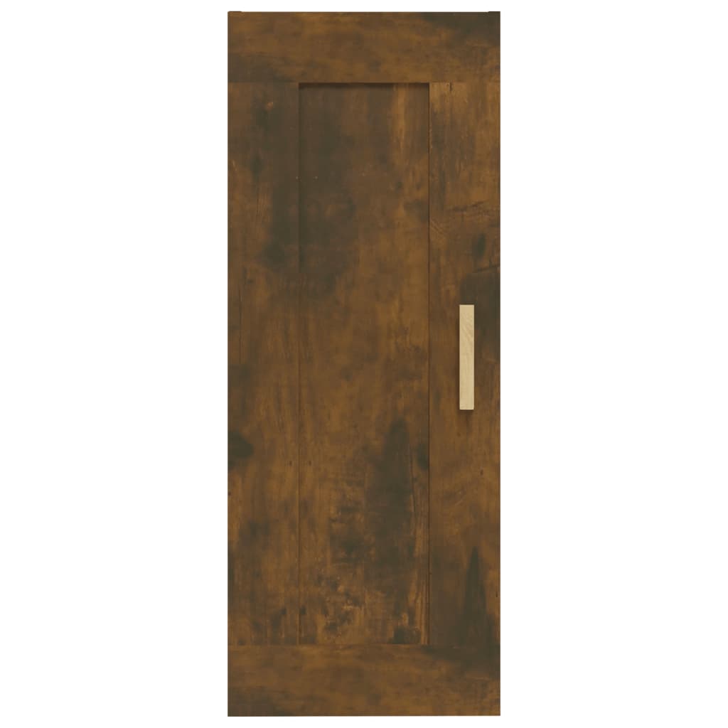 Armoire murale chêne fumé 35x34x90 cm en bois