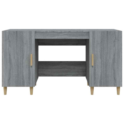 Schreibtisch Grau Sonoma 140x50x75 cm Holzwerkstoff