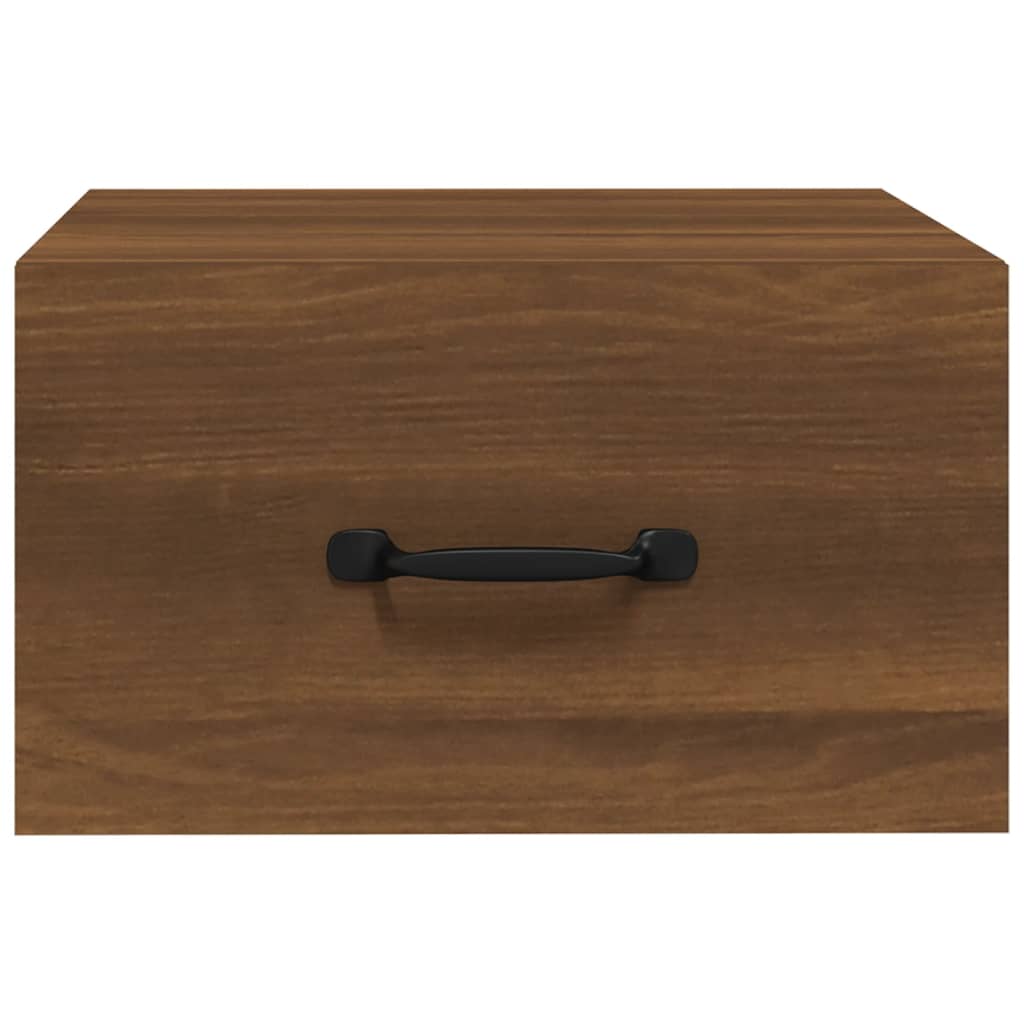 Wall-mounted bedside tables 2 pieces Sonoma oak 35x35x20 cm