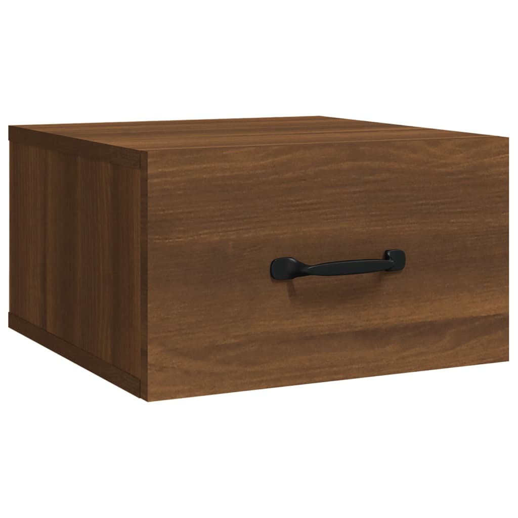 Wall-mounted bedside tables 2 pieces Sonoma oak 35x35x20 cm