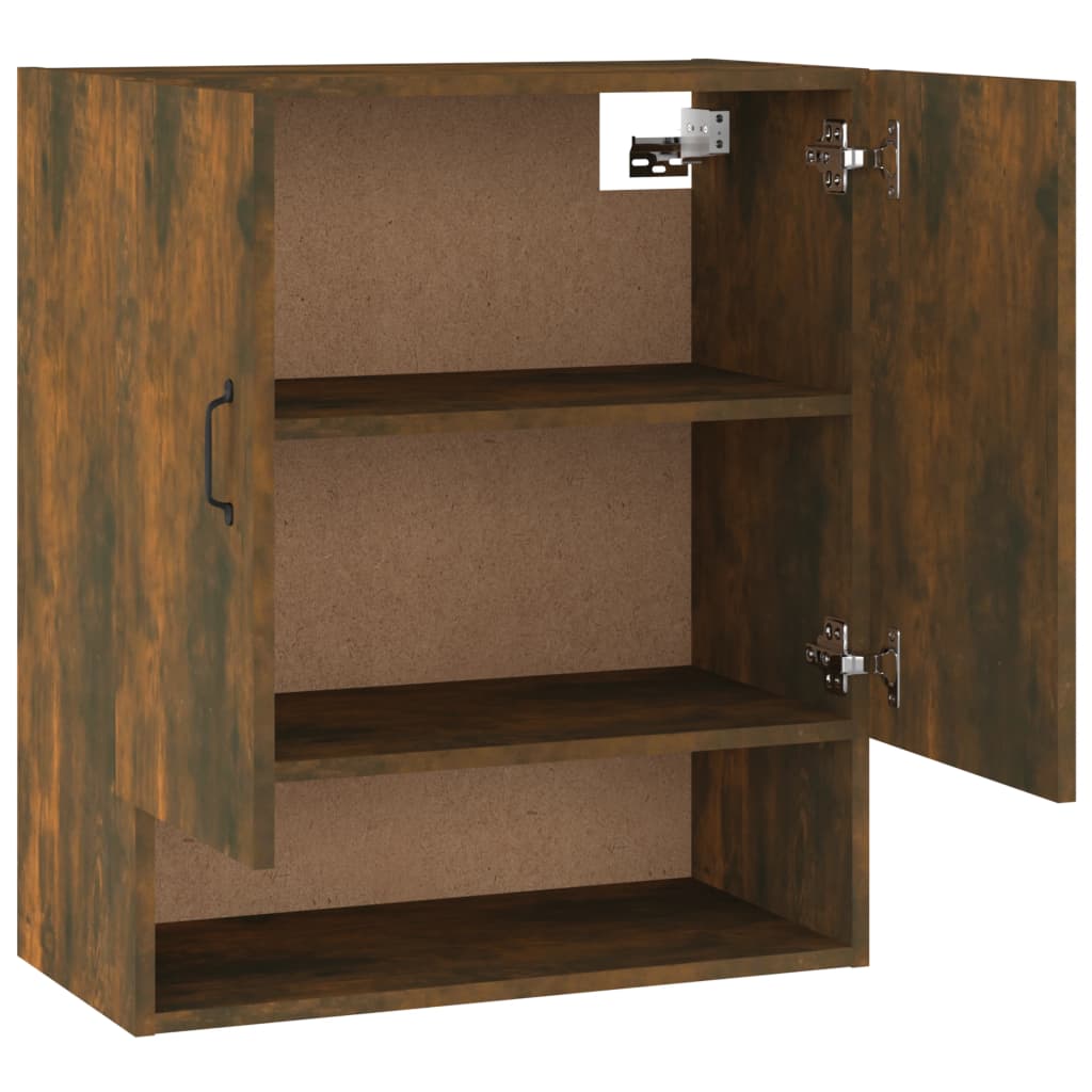 Wandschrank Räuchereiche 60x31x70 cm Holzwerkstoff