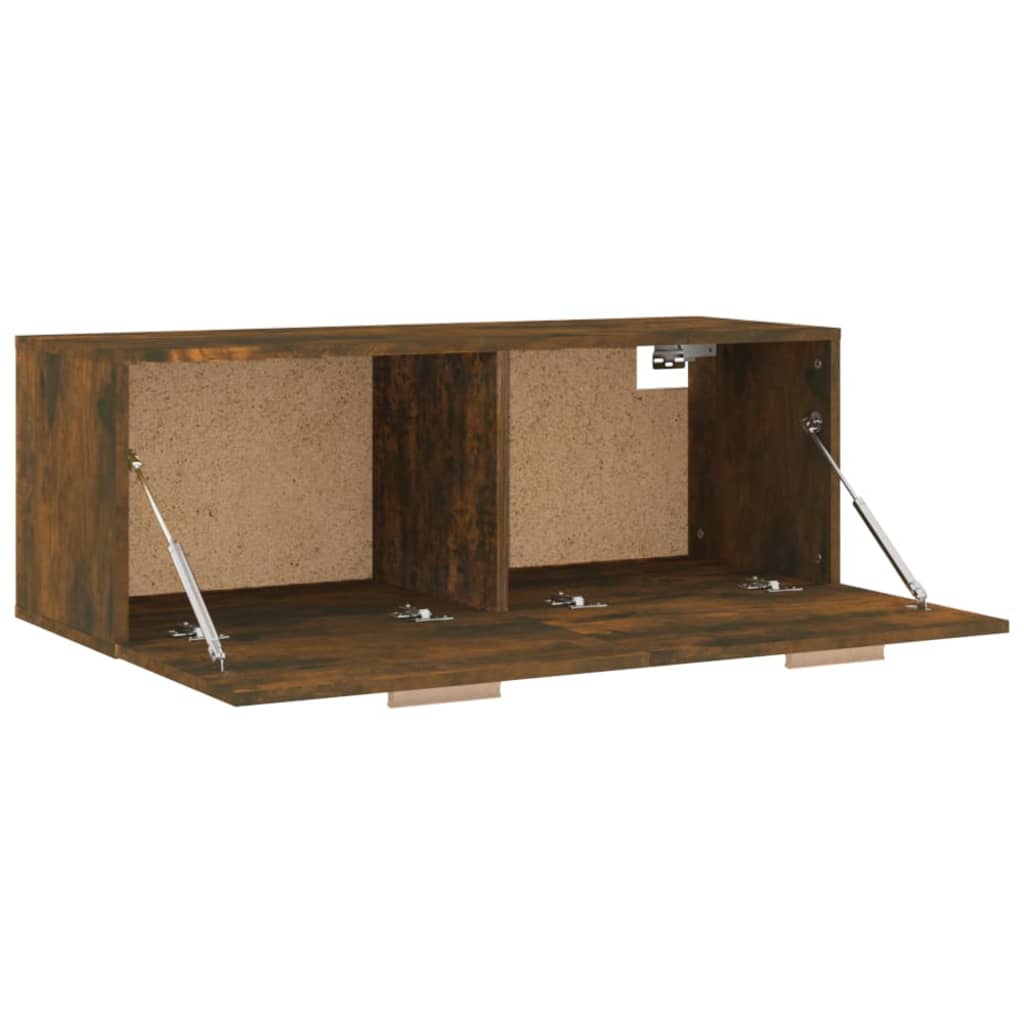 Wandschrank Räuchereiche 100x36,5x35 cm Holzwerkstoff