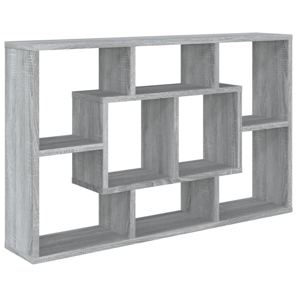 Wall shelf Grey Sonoma 85x16x52.5 cm cm wood material