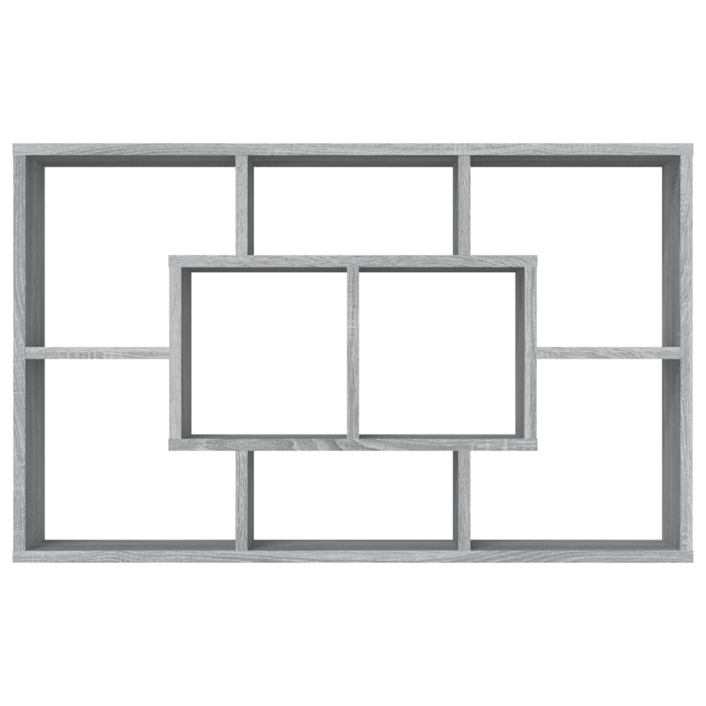 Wall shelf Grey Sonoma 85x16x52.5 cm cm wood material
