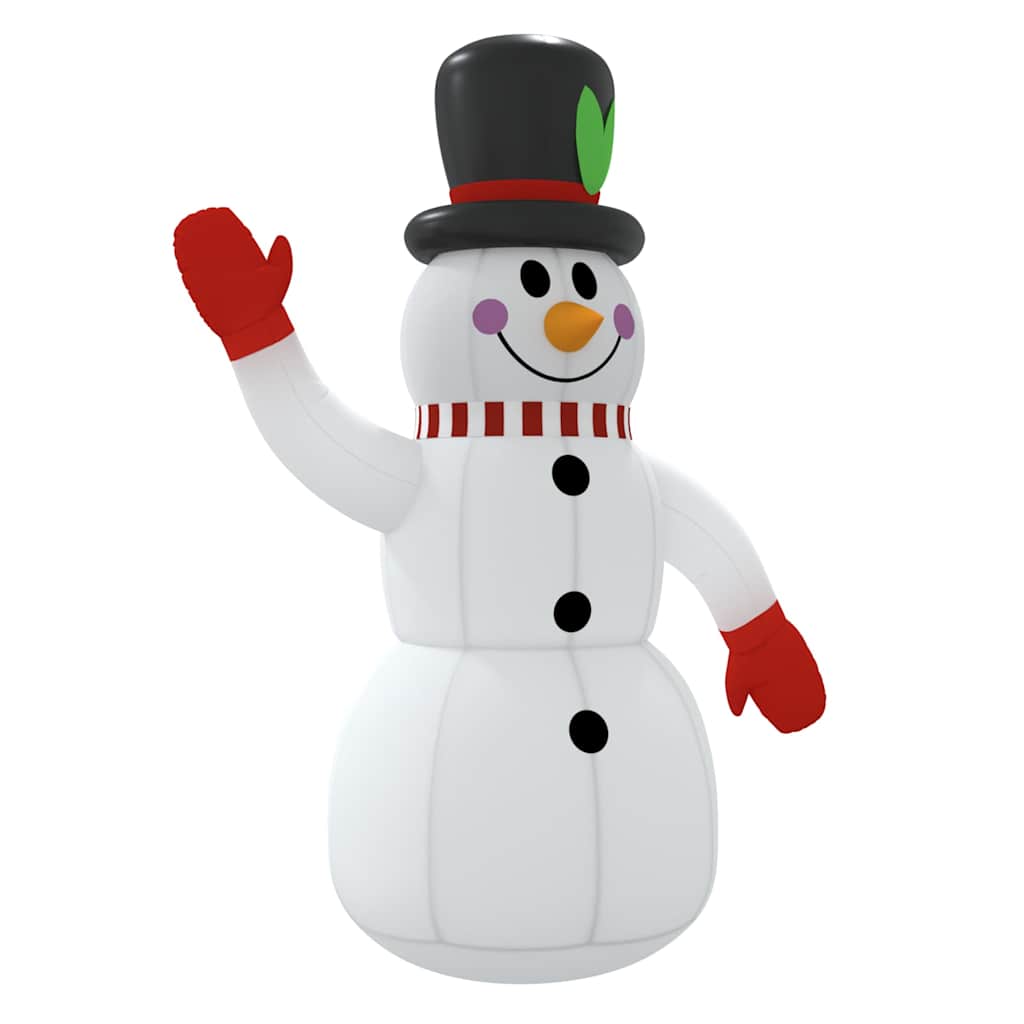 Aufblasbarer Schneemann mit LEDs 240 cm