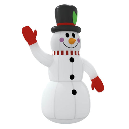 Aufblasbarer Schneemann mit LEDs 240 cm