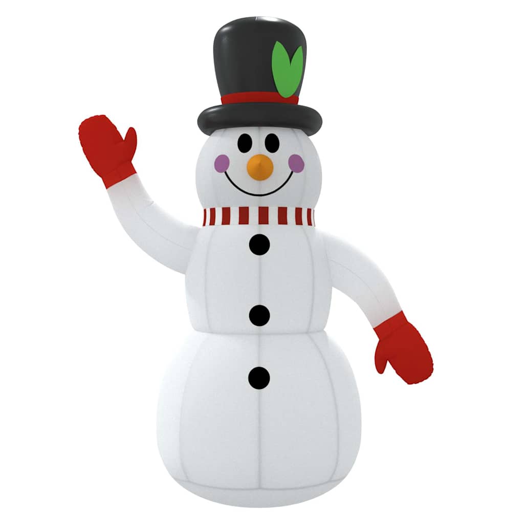 Aufblasbarer Schneemann mit LEDs 240 cm