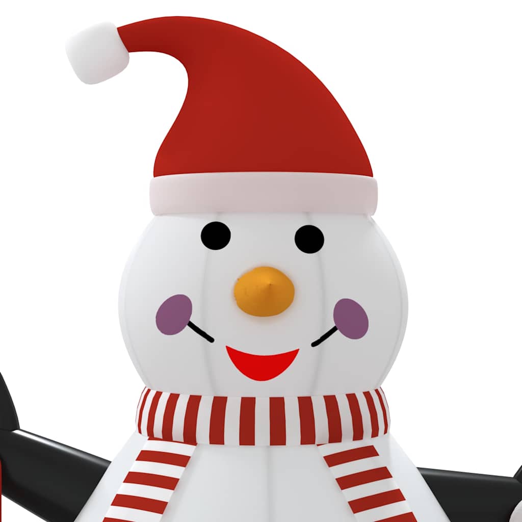 Aufblasbarer Schneemann mit LEDs 250 cm