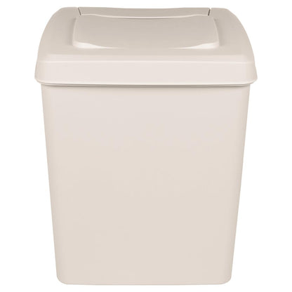 Stapelbare Mülleimer 3 Stk. Weiß 75 L Polypropylen