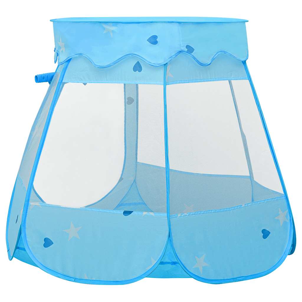 Tente de jeu pour enfants bleue 102x102x82 cm