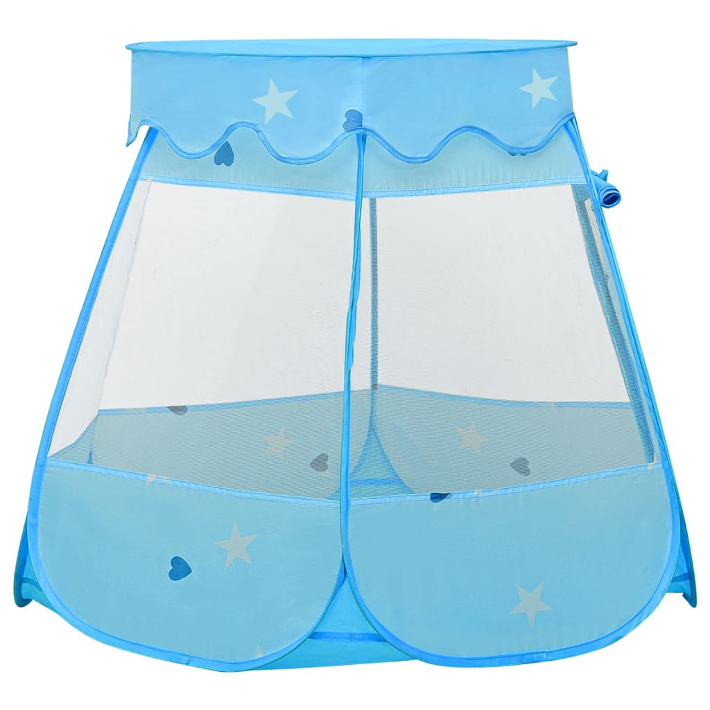 Tente de jeu pour enfants bleue 102x102x82 cm