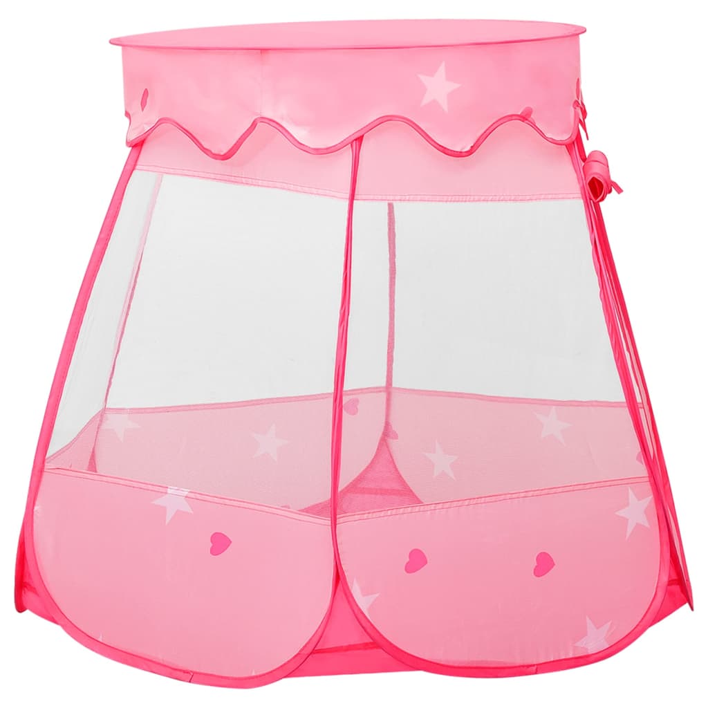 Tente de jeu pour enfants rose 102x102x82 cm