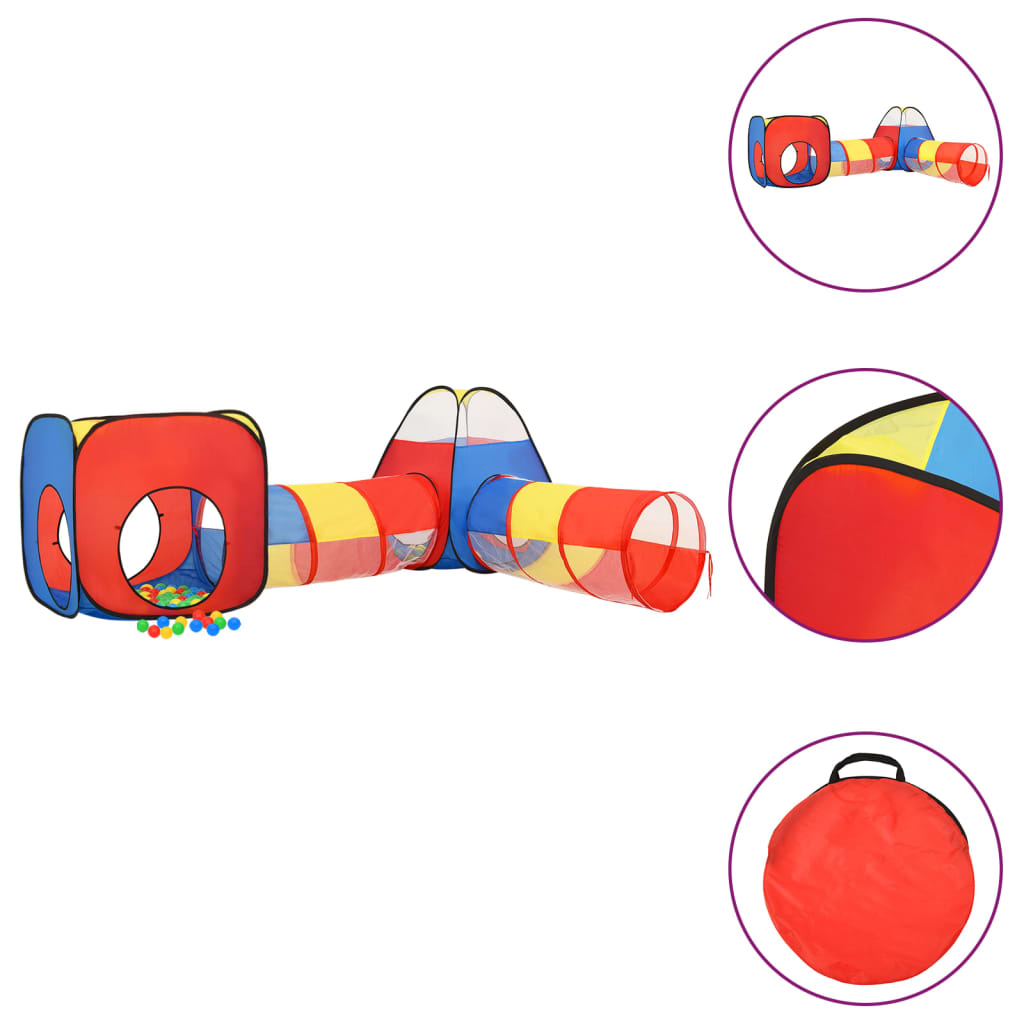 Tente de jeu pour enfants multicolore 190x264x90 cm