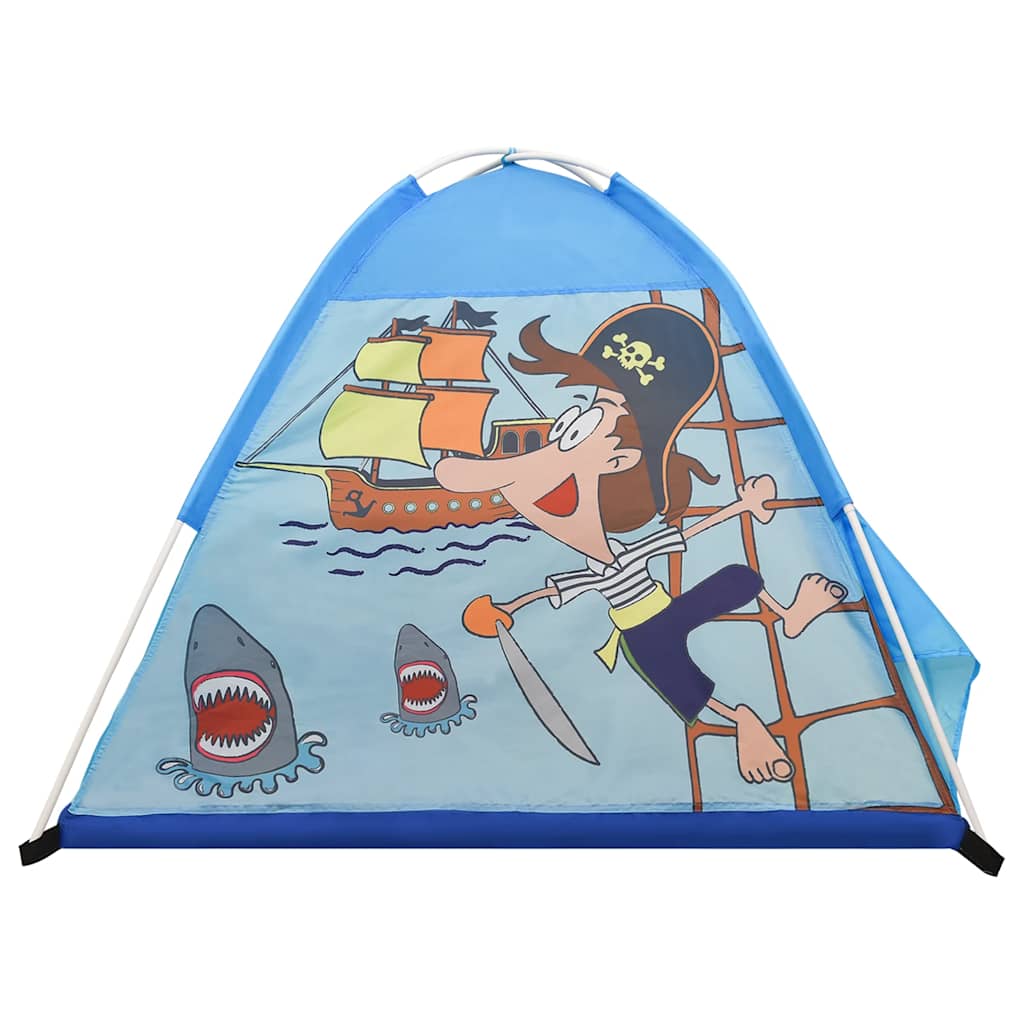 Tente de jeu pour enfants bleue 120x120x90 cm