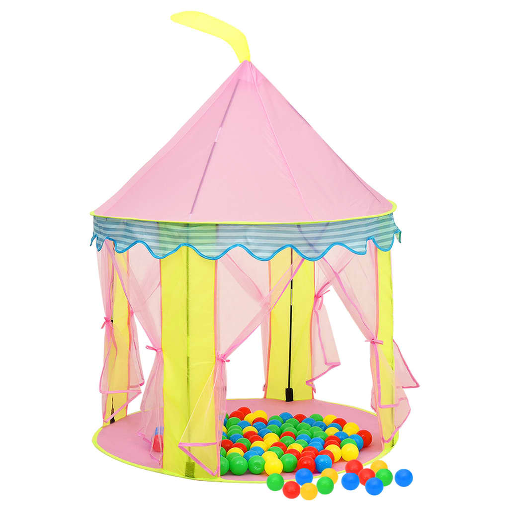 Tente de jeu pour enfants rose 100x100x127 cm