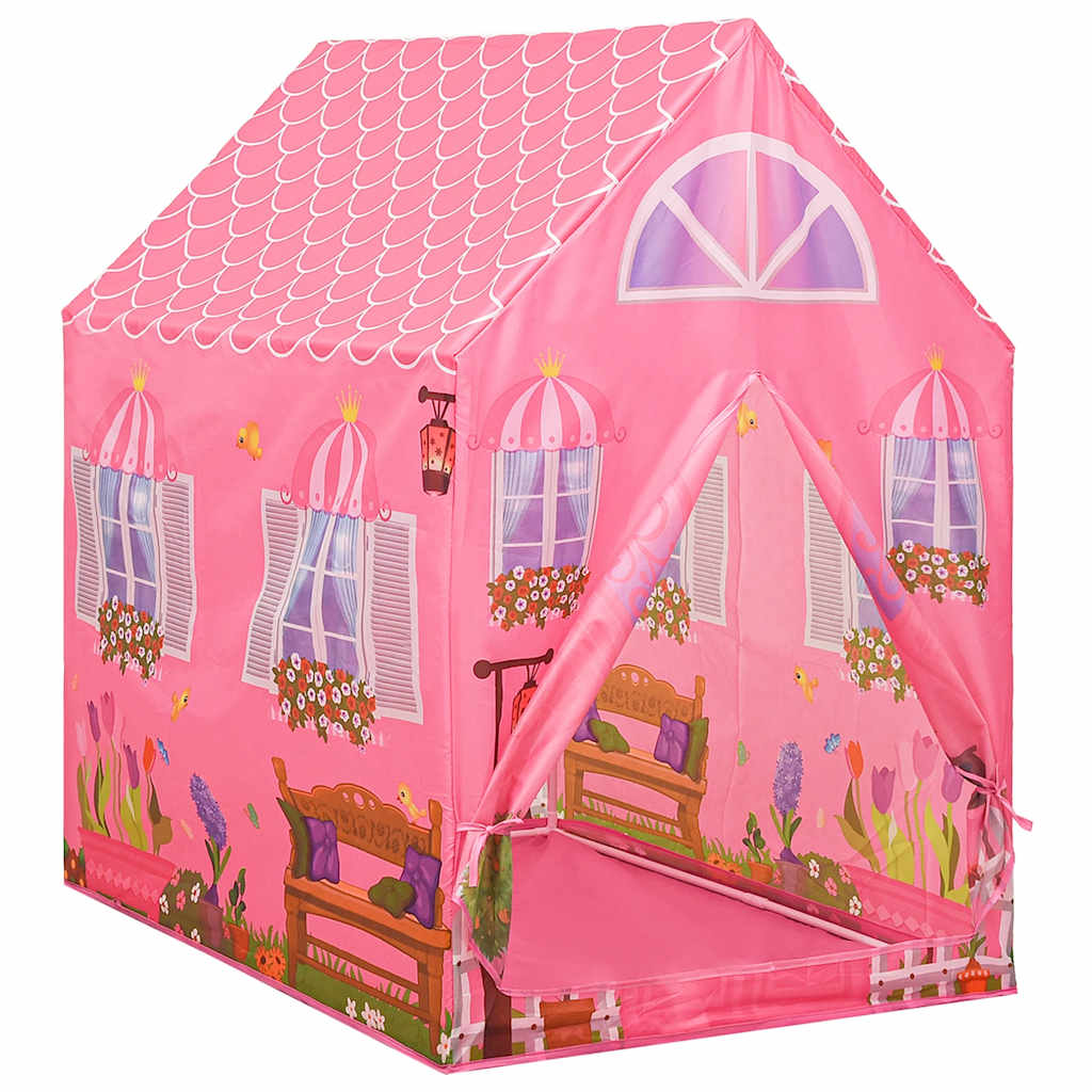 Tente de jeu pour enfants rose 69x94x104 cm