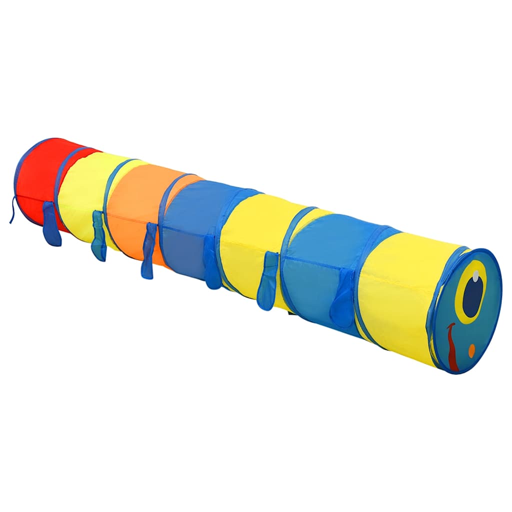 Tunnel de jeu pour enfants multicolore 245 cm en polyester