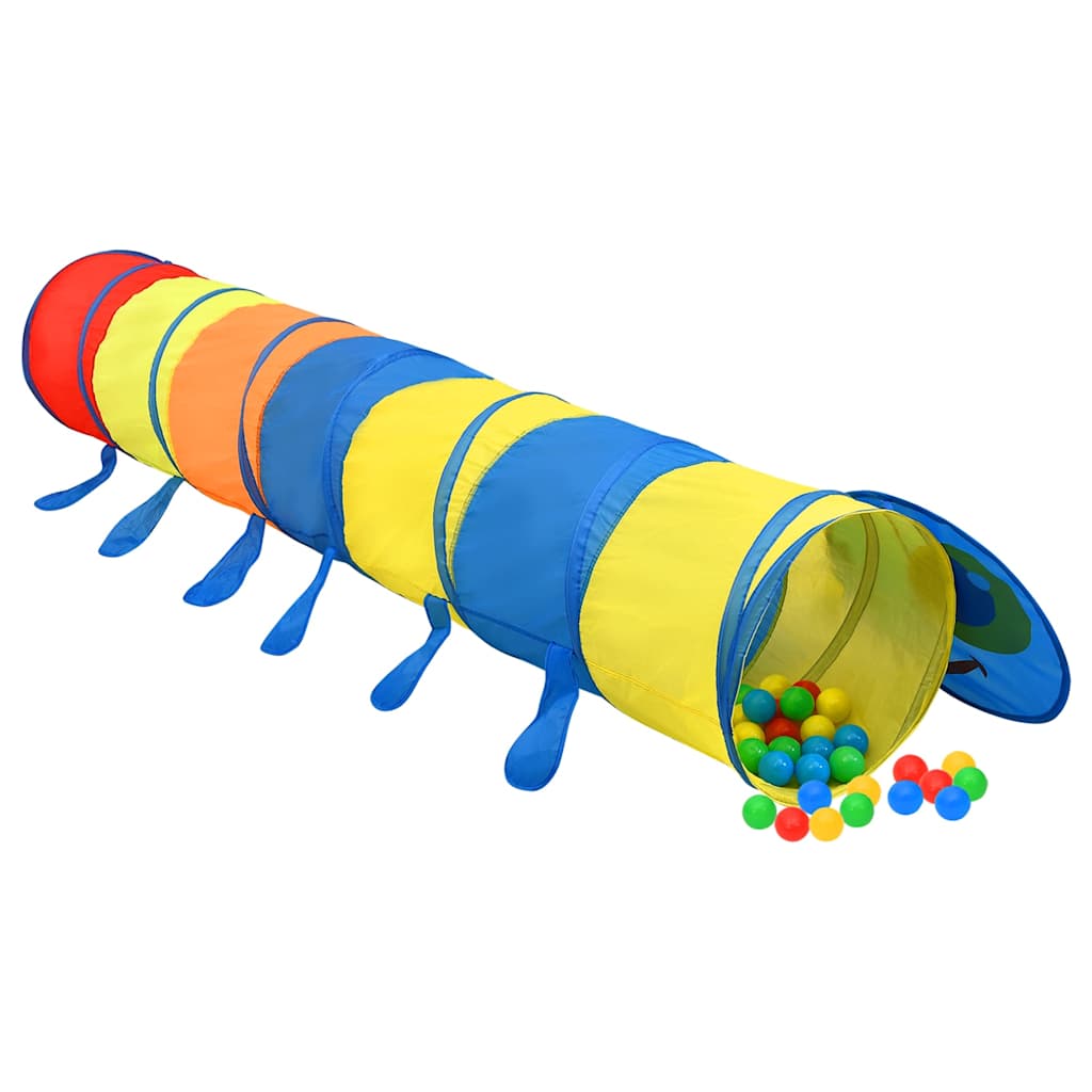 Tunnel de jeu pour enfants multicolore 245 cm en polyester