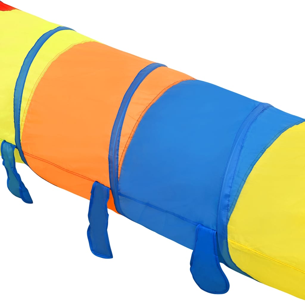 Tunnel de jeu pour enfants multicolore 245 cm en polyester