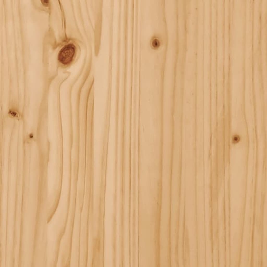 Couchtische 2 Stk. Schwarz Holzwerkstoff und Massivholz Kiefer