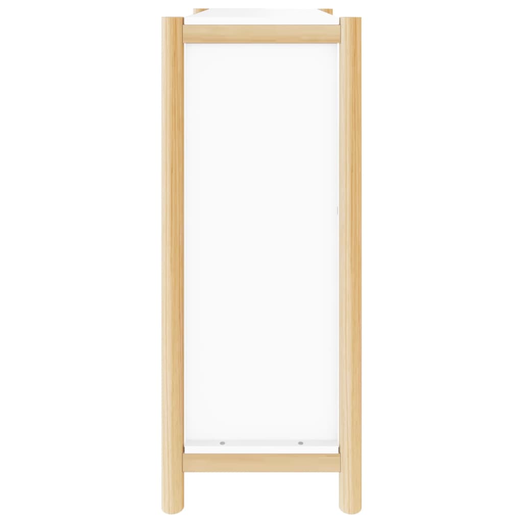 Schuhschrank Weiß 57,5x33x80 cm Holzwerkstoff