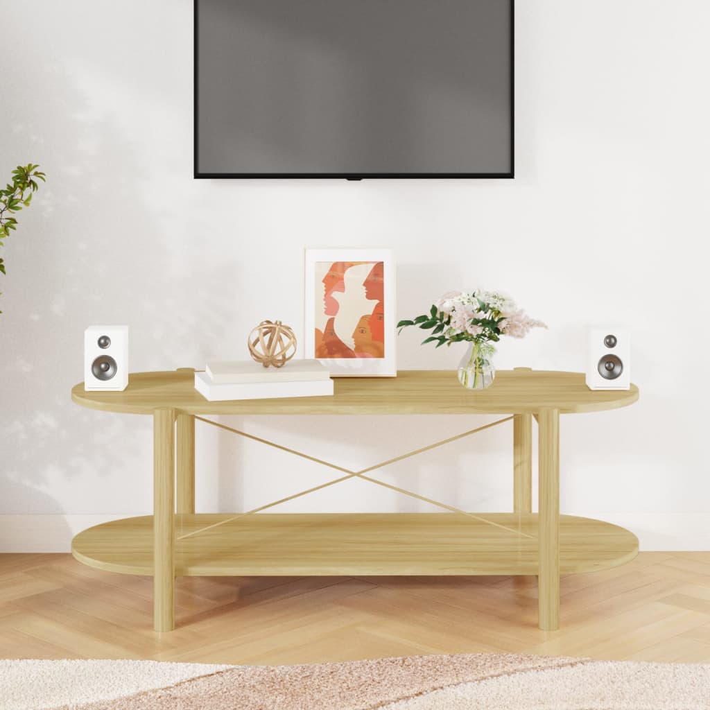 Table basse 110x48x40 cm en matériau à base de bois