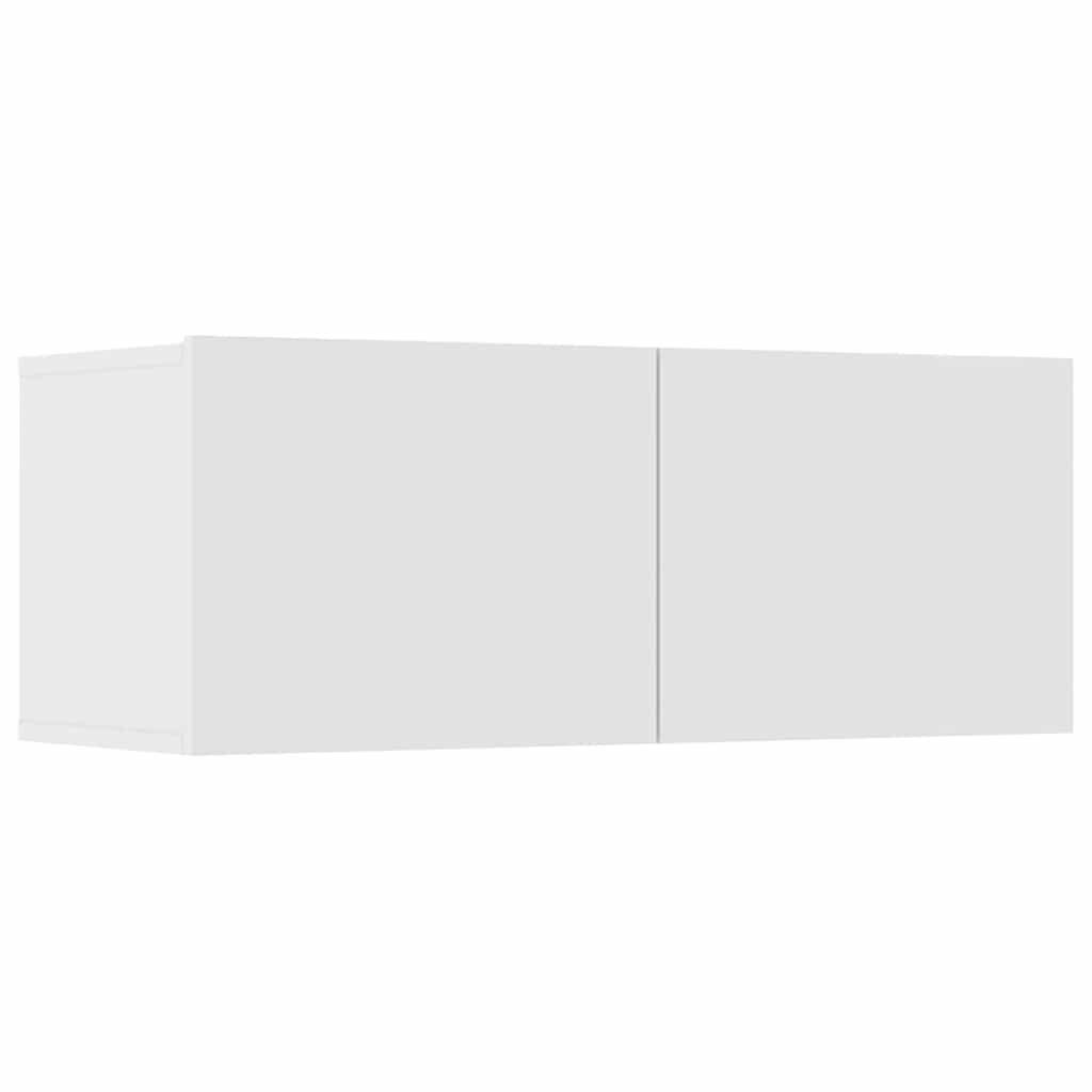 TV-Schränke 4 Stk. Weiß 80x30x30 cm Holzwerkstoff