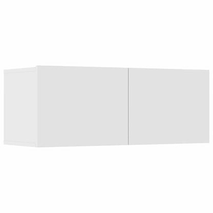 TV-Schränke 4 Stk. Weiß 80x30x30 cm Holzwerkstoff