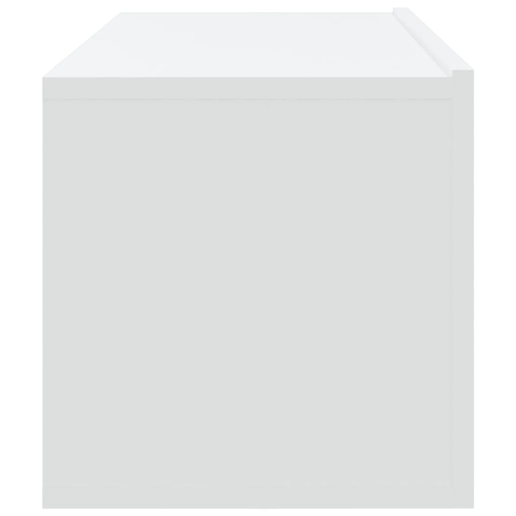 TV wall cabinets 4 pcs. White 100x30x30 cm