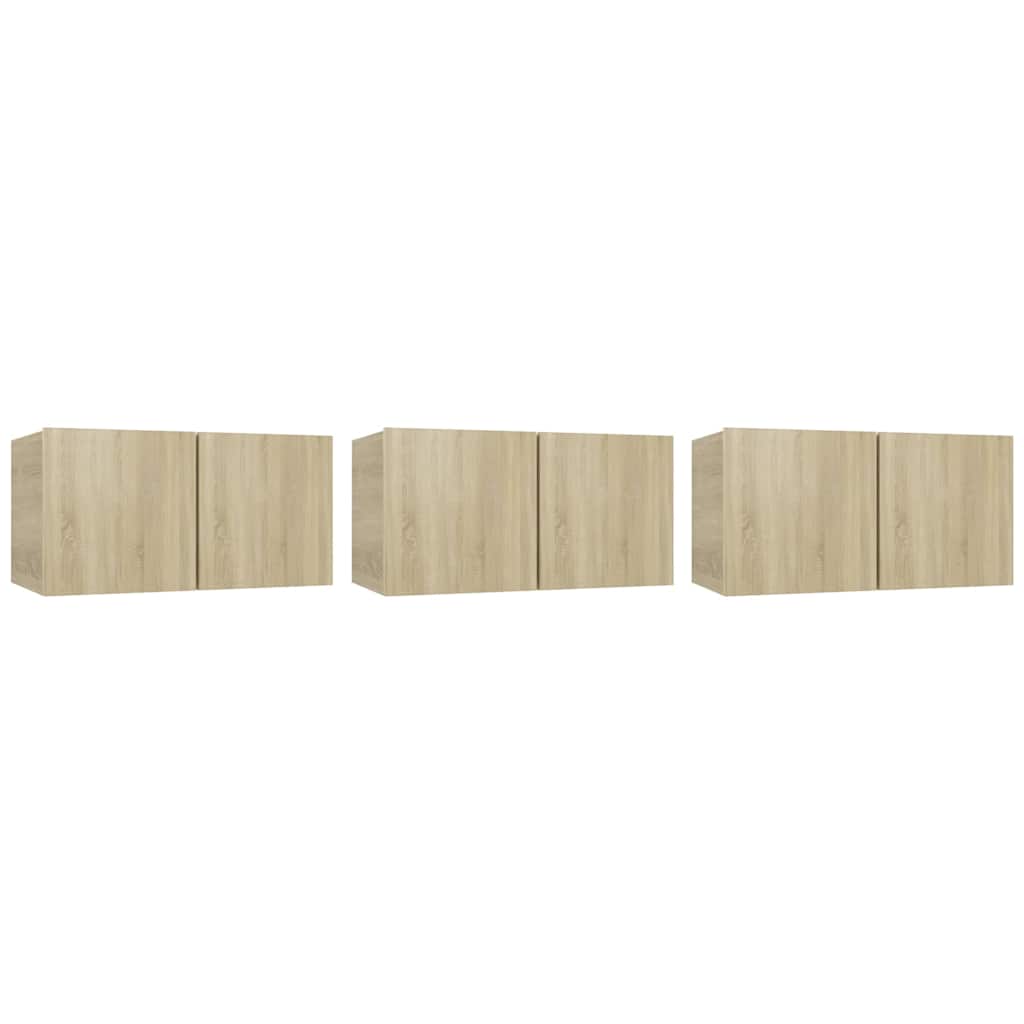 5-tlg. TV-Schrank-Set Sonoma-Eiche Holzwerkstoff