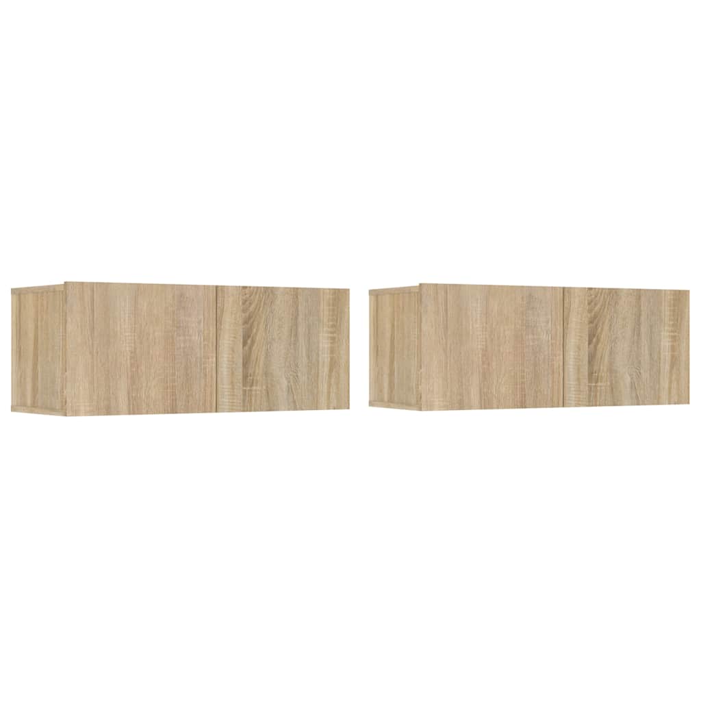5-tlg. TV-Schrank-Set Sonoma-Eiche Holzwerkstoff