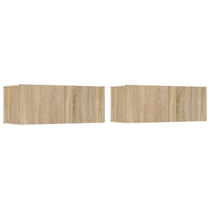 5-tlg. TV-Schrank-Set Sonoma-Eiche Holzwerkstoff