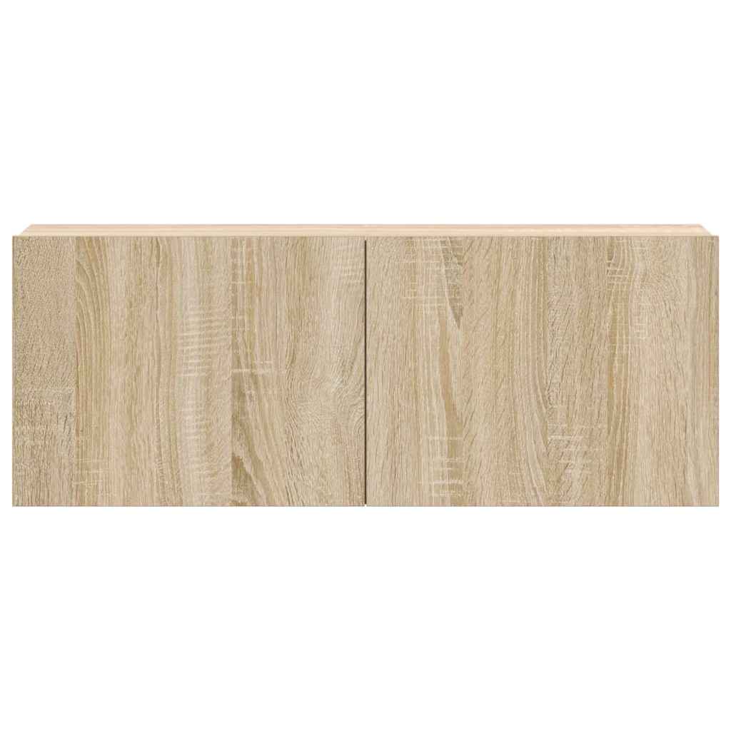 3-tlg. TV-Schrank-Set Sonoma-Eiche Holzwerkstoff