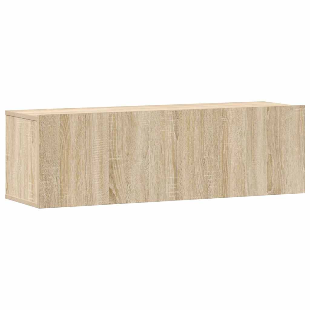 3-tlg. TV-Schrank-Set Sonoma-Eiche Holzwerkstoff