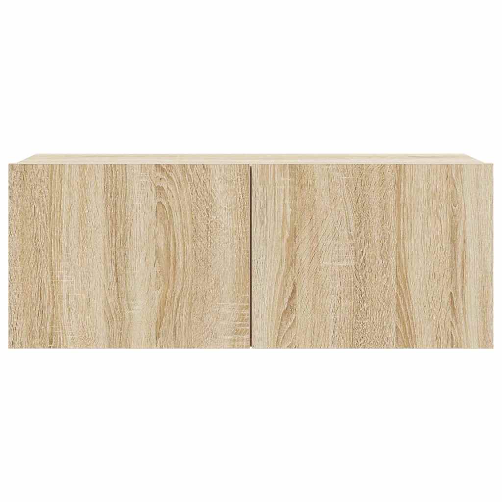 7-tlg. TV-Schrank-Set Sonoma-Eiche Holzwerkstoff
