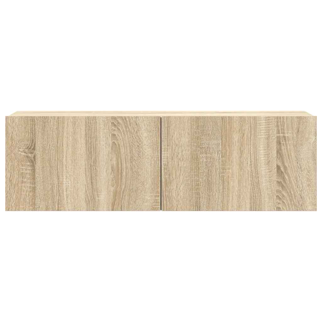7-tlg. TV-Schrank-Set Sonoma-Eiche Holzwerkstoff
