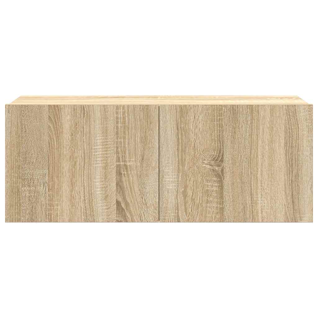 7-tlg. TV-Schrank-Set Sonoma-Eiche Holzwerkstoff
