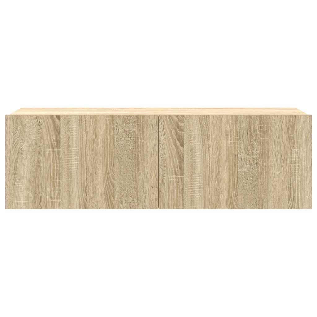 7-tlg. TV-Schrank-Set Sonoma-Eiche Holzwerkstoff