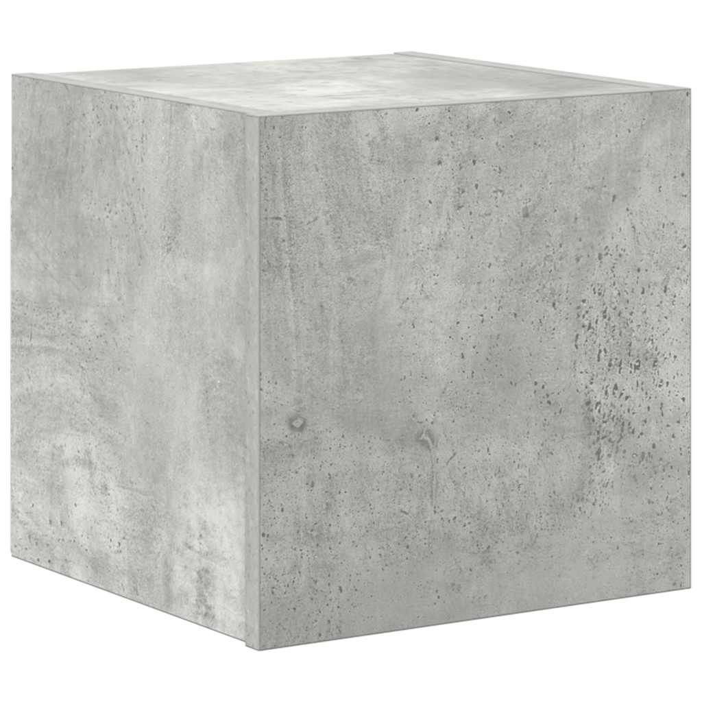 7-tlg. TV-Schrank-Set Betongrau Holzwerkstoff